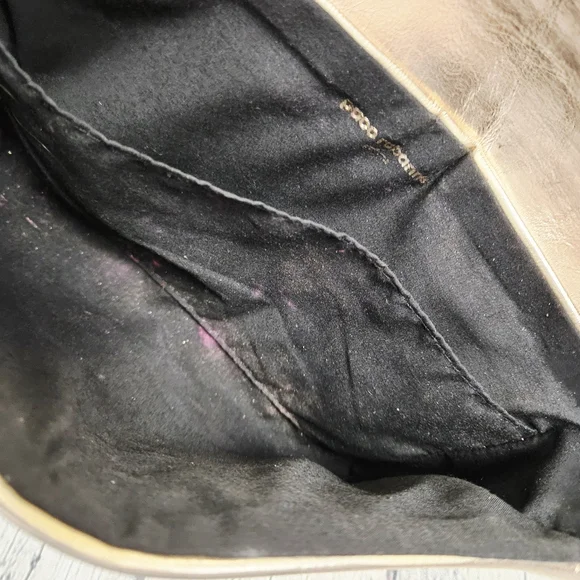 PACO RABANNE PARFUMS | metallic faux leather shoulder bag - Picture 9 of 15